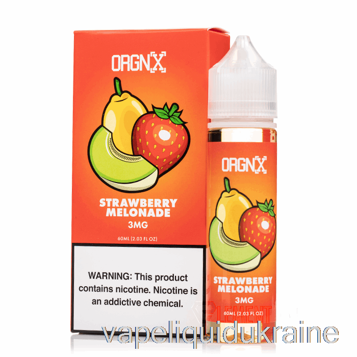 Vape Liquid Ukraine Strawberry Melonade - ORGNX E-Liquid - 60mL 0mg
